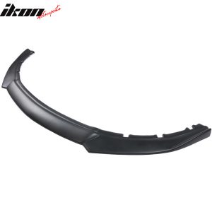 Fits 13-14 Ford Mustang IKON Style Front Bumper Lip Spoiler Unpainted Black PP - Image 3