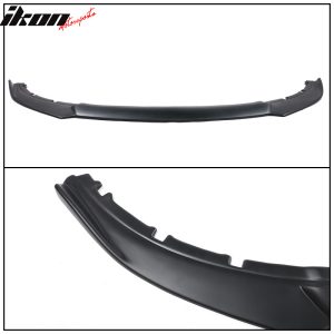Fits 13-14 Ford Mustang IKON Style Front Bumper Lip Spoiler Unpainted Black PP - Image 4