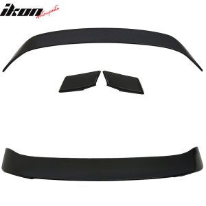 Fits 15-23 Ford Mustang GT350 V2 Style Rear Trunk Spoiler Wing Lip Unpainted ABS - Image 5