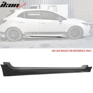 Fits 19-25 Toyota Corolla E210 Hatchback M Side Skirts Rocker Panel Matte Black - Image 6