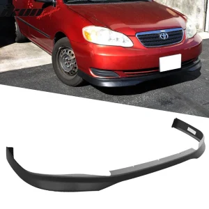 Fits 03-04 Toyota Corolla Type R Front Bumper Lip Spoiler Splitter Bodykit PP - Image 6