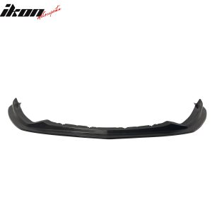 Fits 15-17 Ford Mustang MDA Style Front Bumper Lip Spoiler Unpainted Black PU - Image 5