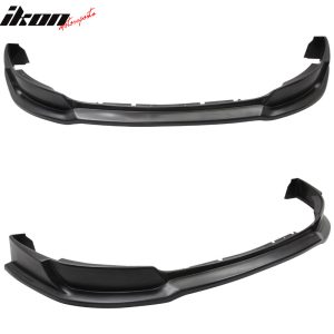 Fits 13-14 Ford Mustang V6 & GT Unpainted Black Front Bumper Lip Spoiler Kit PU - Image 3