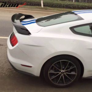 Fits 15-23 Ford Mustang GT350 GT350R Style Trunk Spoiler - Gloss Black ABS - Image 3