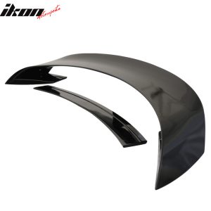 Fits 15-23 Ford Mustang GT350 GT350R Style Trunk Spoiler - Gloss Black ABS - Image 5