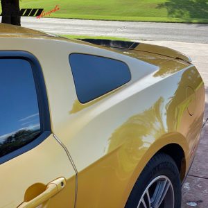 Fits 10-14 Ford Mustang Coupe GT350 Style Matte Black Side Quarter Window Louver - Image 5