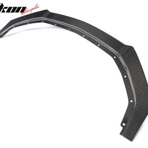 For 24-26 Ford Mustang Ecoboost & GT Ikon Style Carbon Fiber Front Bumper Lip CF - Image 5