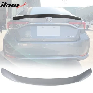 Fits 20-25 Toyota Corolla Sedan Rear Trunk Spoiler Painted #1F7 Classic Silver - Image 6