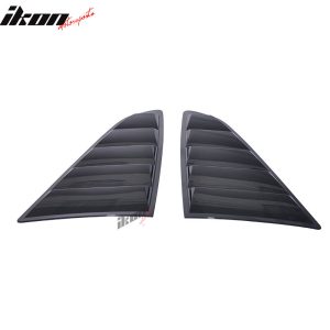 Fits 15-23 Ford Mustang Coupe OE Style Side Quarter Window Louver Scoop Cover PP - Image 3