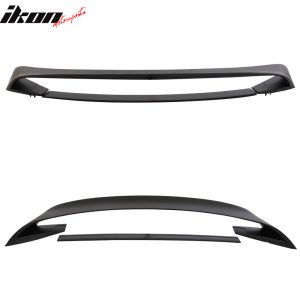 Fits 15-23 Ford Mustang GT350 Style Matte Black Rear Trunk Spoiler Wing ABS - Image 4