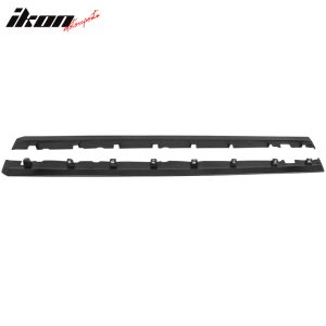 Fits 10-14 Ford Mustang Side Skirts Extension Pair Unpainted Black Left Right PU - Image 5