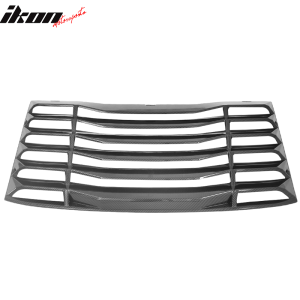Fits 16-24 Chevrolet Camaro Rear Window Louver Sun Shade Vent Carbon Fiber Print - Image 5