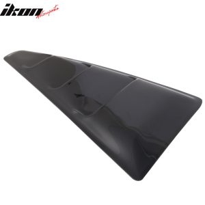 Fits 05-14 Ford Mustang Coupe Side Quarter Window Louver Vent Translucent Smoked - Image 5