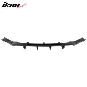 Fits 13-14 Ford Mustang V6 GT Gloss Black PP Rear Diffuser Lip W/ V2 Style Fin - Image 4