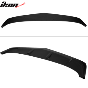 Fits 14-15 Chevy Camaro SS AC-S Style Front Bumper Lip Spoiler Matte Black - ABS - Image 4