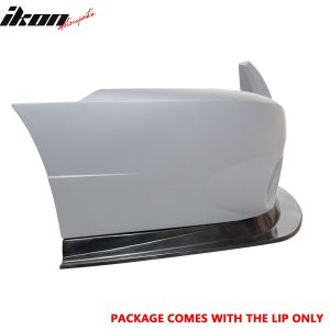 Fits 03-04 Ford Mustang SVT Cobra MDA Style 3PCS Front Bumper Lip Unpainted PU - Image 4