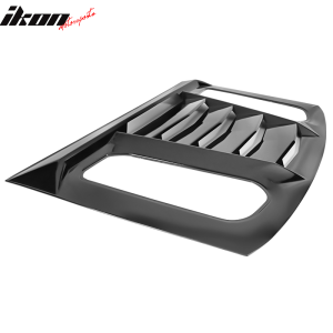 Fits 16-24 Chevy Camaro V2 Rear Window Louver Sun Shade Cover Vent Gloss Black - Image 4