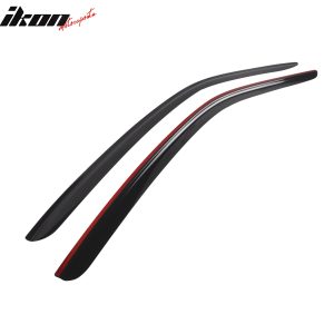 Fits 15-23 Ford Mustang Coupe Only Acrylic Window Visors Rain Guard Vent 2Pc Set - Image 5