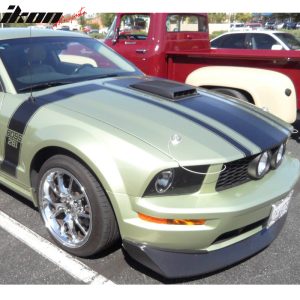 Fits 10-12 Ford Mustang GT V8 B2 Style Front Bumper Lip Spoiler Splitter PU - Image 3