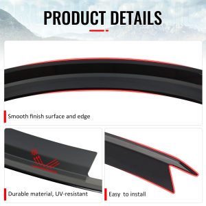 Fits 24-26 Ford Mustang S650 7th Gen R Style Rear Trunk Spoiler Wing Gloss Black - Image 4