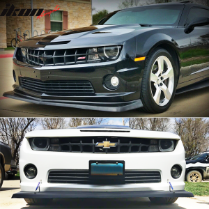 Fits 10-13 Chevy Camaro V8 SS Z28 Style Front Bumper Lip Spoiler Unpainted PU - Image 3