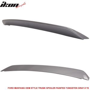 Fits 05-09 Ford Mustang OE Style Rear Trunk Spoiler Painted #T8 Tungsten Gray - Image 3