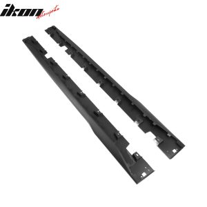 Fits 15-23 Ford Mustang Side Skirts Dark Horse Style Rocker Panel Extension Kit - Image 4