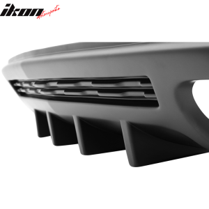 Fit 10-13 Camaro ZL1 Only Rear Bumper Lip Diffuser Ikon Style Shark Fins PP - Image 5