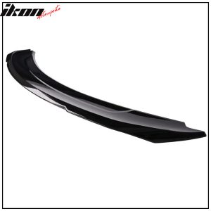 Fits 15-23 Ford Mustang 2DR Coupe Long LED Style Trunk Spoiler Gloss Black - ABS - Image 4