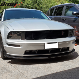 Fits 05-09 Ford Mustang V8 Type CV3 Style Front Bumper Lip Spoiler Unpainted PU - Image 3