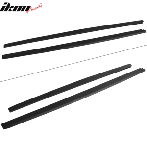 Fits 15-23 Ford Mustang Side Skirts Extension OE Textured Black PP - Image 3