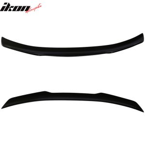 Fits 15-23 Ford Mustang High Kick V Style Trunk Spoiler Painted #UA Ebony Black - Image 4