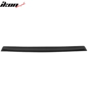 Fits 14-24 Infiniti Q50 IKON Style Rear Roof Window Spoiler Unpainted Black ABS - Image 6