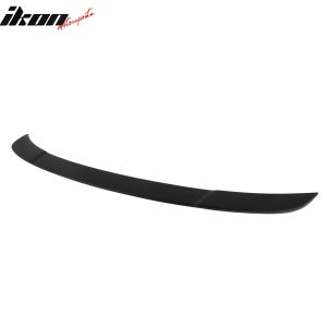 Fits 24-26 Ford Mustang OE GT Style Rear Trunk Spoiler Wing Lip Matte Black ABS - Image 4