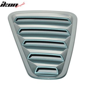 Fits 05-09 Ford Mustang V6 OE Style Side Quarter Window Louver Painted #P3 Blue - Image 3