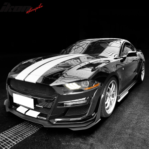 Replacement Front Lip for 18-23 Ford Mustang GT500 Style Front Bumper - PP - Image 4