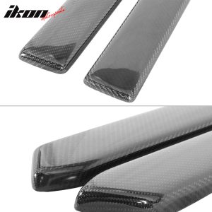 Fits 10-14 Ford Mustang Rear Bumper Lip Aprons Spats Carbon Fiber - Image 4