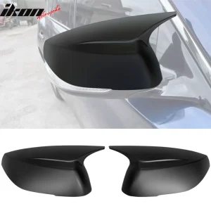 Fits 14-23 Infiniti Q50 Q60 Q70 QX30 Matte Black Rear View Side Mirror Cover Cap - Image 6