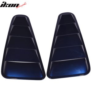Fits 10-14 Ford Mustang OE Style Side Quarter Window Louvers Painted  #L6 Blue - Image 4