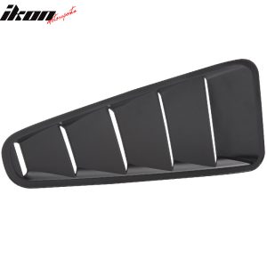 For 10-14 Ford Mustang OE Style Side Quarter Window Louver Scoop Cover Unpainted - Image 4