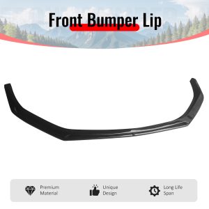 Fits 24-26 Mustang Dark Horse IKON Style Gloss Black Front Bumper Lip Splitter - Image 3