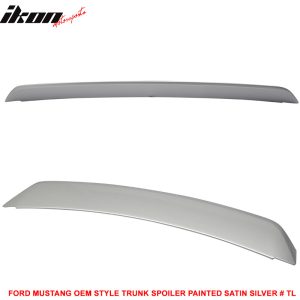 Fits 05-09 Ford Mustang OE Style Rear Trunk Spoiler Wing Lip Painted #TL Silver - Image 3