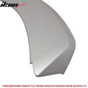 Fits 05-09 Ford Mustang OE Style Rear Trunk Spoiler Wing Lip Painted #TL Silver - Image 4