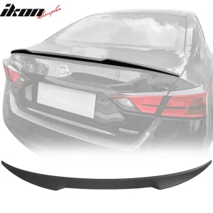 Fits 19-25 Nissan Altima M4 Style Rear Trunk Spoiler Wing ABS Unpainted Black - Image 6