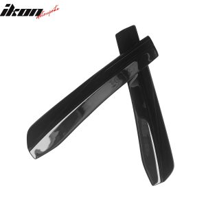 Fits 24-26 Ford Mustang 7th Dark Horse IKON Style Gloss Black Rear Bumper Aprons - Image 5