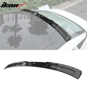 For 19-25 Nissan Altima IKON Rear Window Roof Spoiler Lip Carbon Fiber Print ABS - Image 5