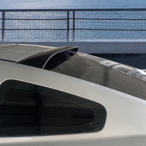 Fits 05-14 Ford Mustang Coupe Rear Window Roof Spoiler Visor Matte Black - PP - Image 3