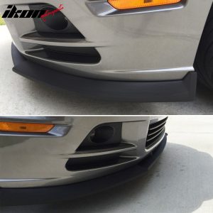 Fits 13-14 Mustang V6 V8 Type CV Unpainted Front Bumper Lip Lower Spoiler PU - Image 3