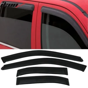 Fits 98-01 Nissan Altima Tape-On Window Visors Sun Rain Guards Deflectors 4PCS - Image 6