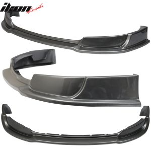 Fits 13-14 Ford Mustang V6/GT Front Bumper Lip PU #UJ Sterling Gray Metallic - Image 4